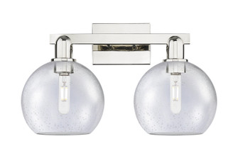 Arcadia Two Light Bath Vanity in Polished Nickel (405|716-2W-PN-G124-8)