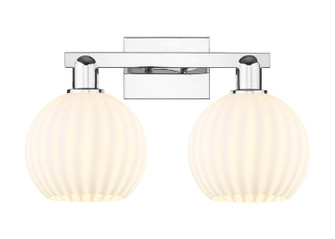 Arcadia Two Light Bath Vanity in Polished Chrome (405|716-2W-PC-G1217-8WV)