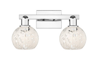 Arcadia Two Light Bath Vanity in Polished Chrome (405|716-2W-PC-G1216-6WM)