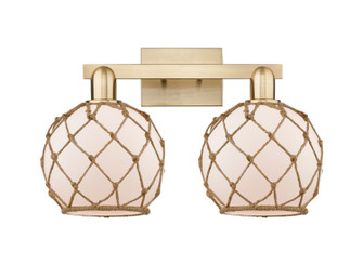 Arcadia Two Light Bath Vanity in Champagne Bronze (405|716-2W-CB-G121-8RB)