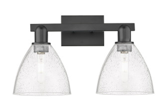 Arcadia Two Light Bath Vanity in Matte Black (405|716-2W-BK-GBD-754)