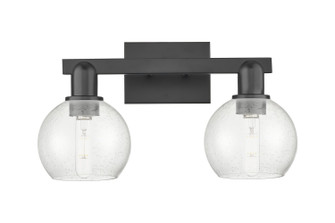 Arcadia Two Light Bath Vanity in Matte Black (405|716-2W-BK-G124-6)