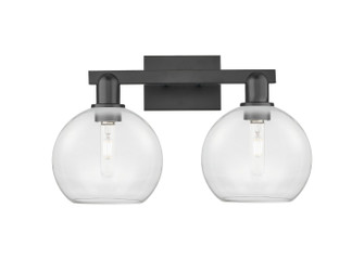 Arcadia Two Light Bath Vanity in Matte Black (405|716-2W-BK-G122-8)