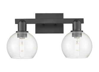Arcadia Two Light Bath Vanity in Matte Black (405|716-2W-BK-G122-6)