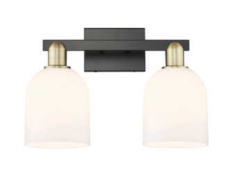 Arcadia Two Light Bath Vanity in Black Antique Brass (405|716-2W-BAB-G558-6GWH)