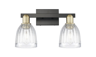 Arcadia Two Light Bath Vanity in Black Antique Brass (405|716-2W-BAB-G442)