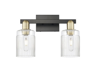 Arcadia Two Light Bath Vanity in Black Antique Brass (405|716-2W-BAB-G342)