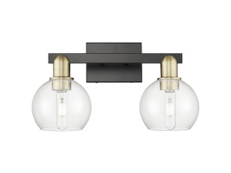 Arcadia Two Light Bath Vanity in Black Antique Brass (405|716-2W-BAB-G122-6)