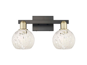Arcadia Two Light Bath Vanity in Black Antique Brass (405|716-2W-BAB-G1216-6WM)