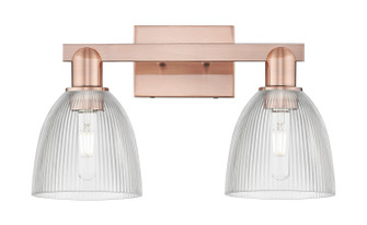 Arcadia Two Light Bath Vanity in Antique Copper (405|716-2W-AC-G382)