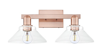 Arcadia Two Light Bath Vanity in Antique Copper (405|716-2W-AC-G132)