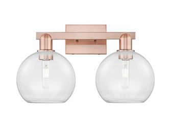 Arcadia Two Light Bath Vanity in Antique Copper (405|716-2W-AC-G122-8)