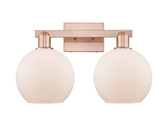 Arcadia Two Light Bath Vanity in Antique Copper (405|716-2W-AC-G121-8)