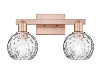 Arcadia Two Light Bath Vanity in Antique Copper (405|716-2W-AC-G1215-6)