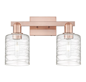 Arcadia Two Light Bath Vanity in Antique Copper (405|716-2W-AC-G1113)