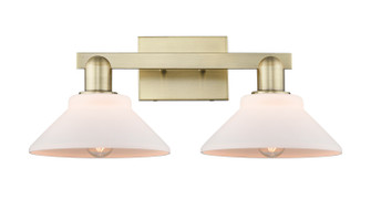 Arcadia Two Light Bath Vanity in Antique Brass (405|716-2W-AB-G131)