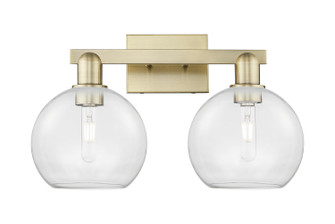Arcadia Two Light Bath Vanity in Antique Brass (405|716-2W-AB-G122-8)