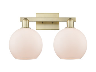 Arcadia Two Light Bath Vanity in Antique Brass (405|716-2W-AB-G121-8)