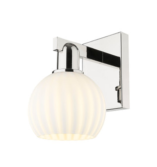 Arcadia One Light Wall Sconce in Polished Nickel (405|716-1W-PN-G1217-6WV)