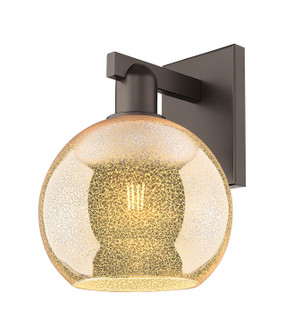 Arcadia One Light Wall Sconce in Oil Rubbed Bronze (405|716-1W-OB-G128-8)