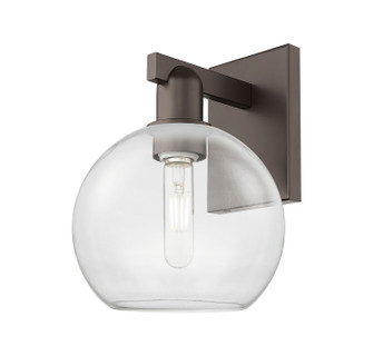 Arcadia One Light Wall Sconce in Oil Rubbed Bronze (405|716-1W-OB-G122-8)