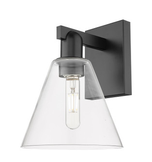 Arcadia One Light Wall Sconce in Matte Black (405|716-1W-BK-GBC-82)