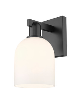 Arcadia One Light Wall Sconce in Matte Black (405|716-1W-BK-G558-6GWH)