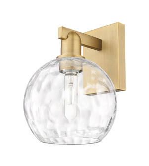 Arcadia One Light Wall Sconce in Brushed Brass (405|716-1W-BB-G1215-8)