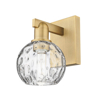 Arcadia One Light Wall Sconce in Brushed Brass (405|716-1W-BB-G1215-6)