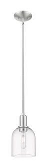 Arcadia One Light Mini Pendant in Brushed Satin Nickel (405|716-1S-SN-G558-6CL)