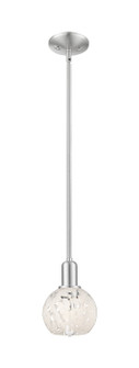 Arcadia One Light Mini Pendant in Brushed Satin Nickel (405|716-1S-SN-G1216-6WM)