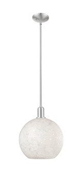 Arcadia One Light Mini Pendant in Brushed Satin Nickel (405|716-1S-SN-G1216-12WM)