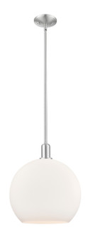 Arcadia One Light Mini Pendant in Brushed Satin Nickel (405|716-1S-SN-G121-14)