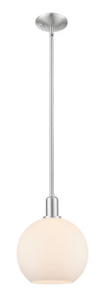 Arcadia One Light Mini Pendant in Brushed Satin Nickel (405|716-1S-SN-G121-10)