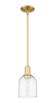Arcadia One Light Mini Pendant in Satin Gold (405|716-1S-SG-G558-6CL)