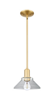 Arcadia One Light Mini Pendant in Satin Gold (405|716-1S-SG-G132)