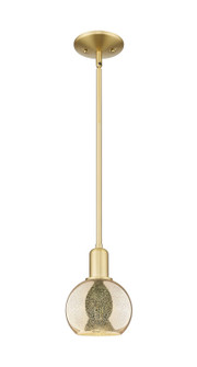 Arcadia One Light Mini Pendant in Satin Gold (405|716-1S-SG-G128-6)