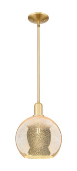 Arcadia One Light Mini Pendant in Satin Gold (405|716-1S-SG-G128-10)