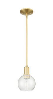 Arcadia One Light Mini Pendant in Satin Gold (405|716-1S-SG-G124-6)