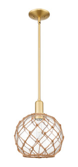 Arcadia One Light Mini Pendant in Satin Gold (405|716-1S-SG-G122-10RB)