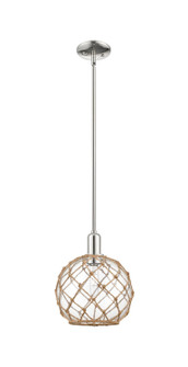Arcadia One Light Mini Pendant in Polished Nickel (405|716-1S-PN-G122-10RB)