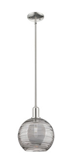 Arcadia One Light Mini Pendant in Polished Nickel (405|716-1S-PN-G1213-10SM)
