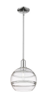 Arcadia One Light Mini Pendant in Polished Chrome (405|716-1S-PC-G556-10CL)