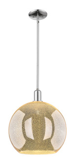 Arcadia One Light Mini Pendant in Polished Chrome (405|716-1S-PC-G128-14)