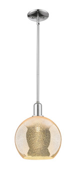 Arcadia One Light Mini Pendant in Polished Chrome (405|716-1S-PC-G128-10)