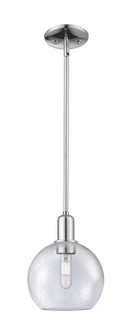Arcadia One Light Mini Pendant in Polished Chrome (405|716-1S-PC-G124-8)