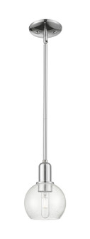 Arcadia One Light Mini Pendant in Polished Chrome (405|716-1S-PC-G124-6)