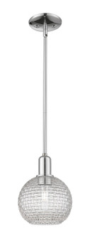 Arcadia One Light Mini Pendant in Polished Chrome (405|716-1S-PC-G122C-8CL)