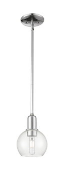Arcadia One Light Mini Pendant in Polished Chrome (405|716-1S-PC-G122-6)