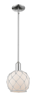 Arcadia One Light Mini Pendant in Polished Chrome (405|716-1S-PC-G121-8RW)